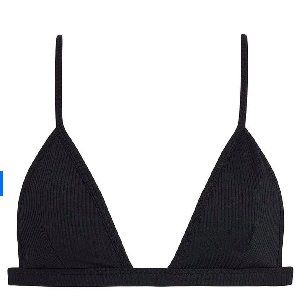Black Rib Hunter Triangle Bikini Top